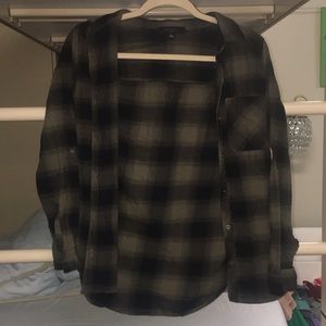 Green and Black Flannel